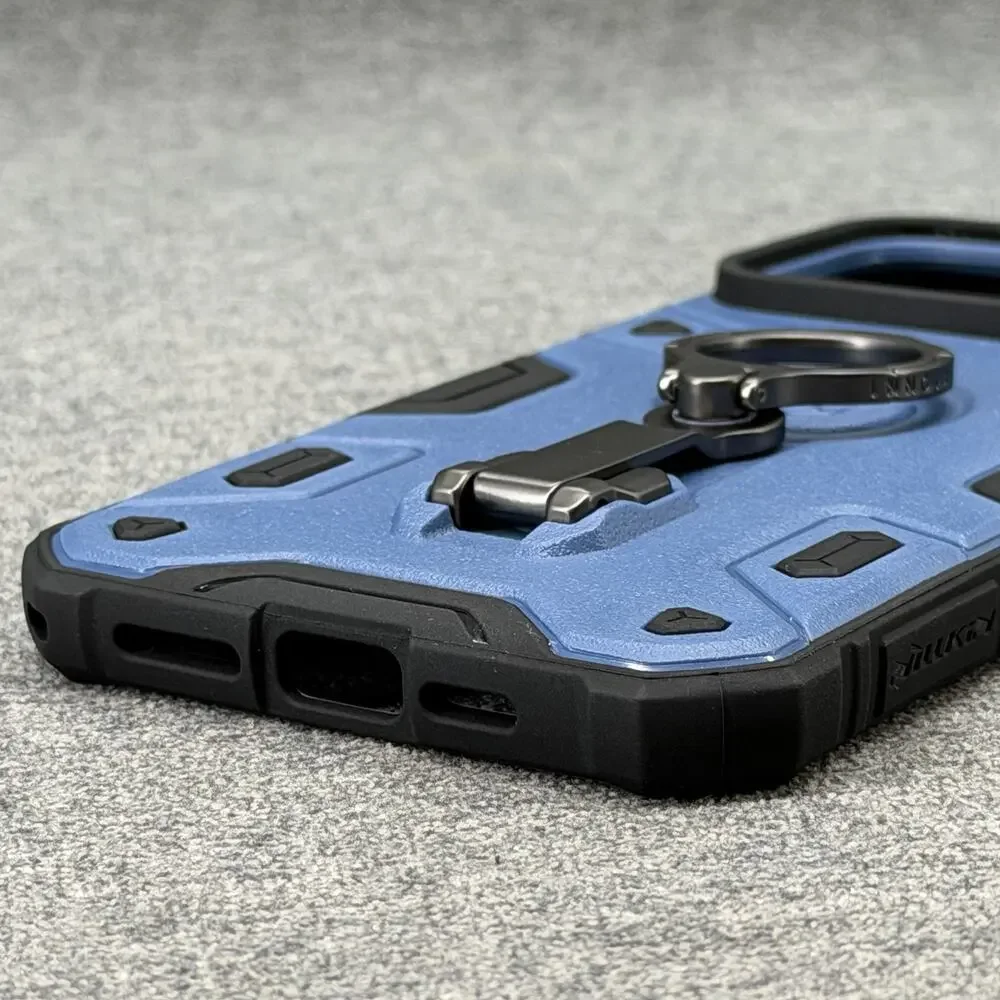 Nillkin CamShield Armor Case iPhone 14 Pro Max Blue Heavy Duty Ring Kickstand